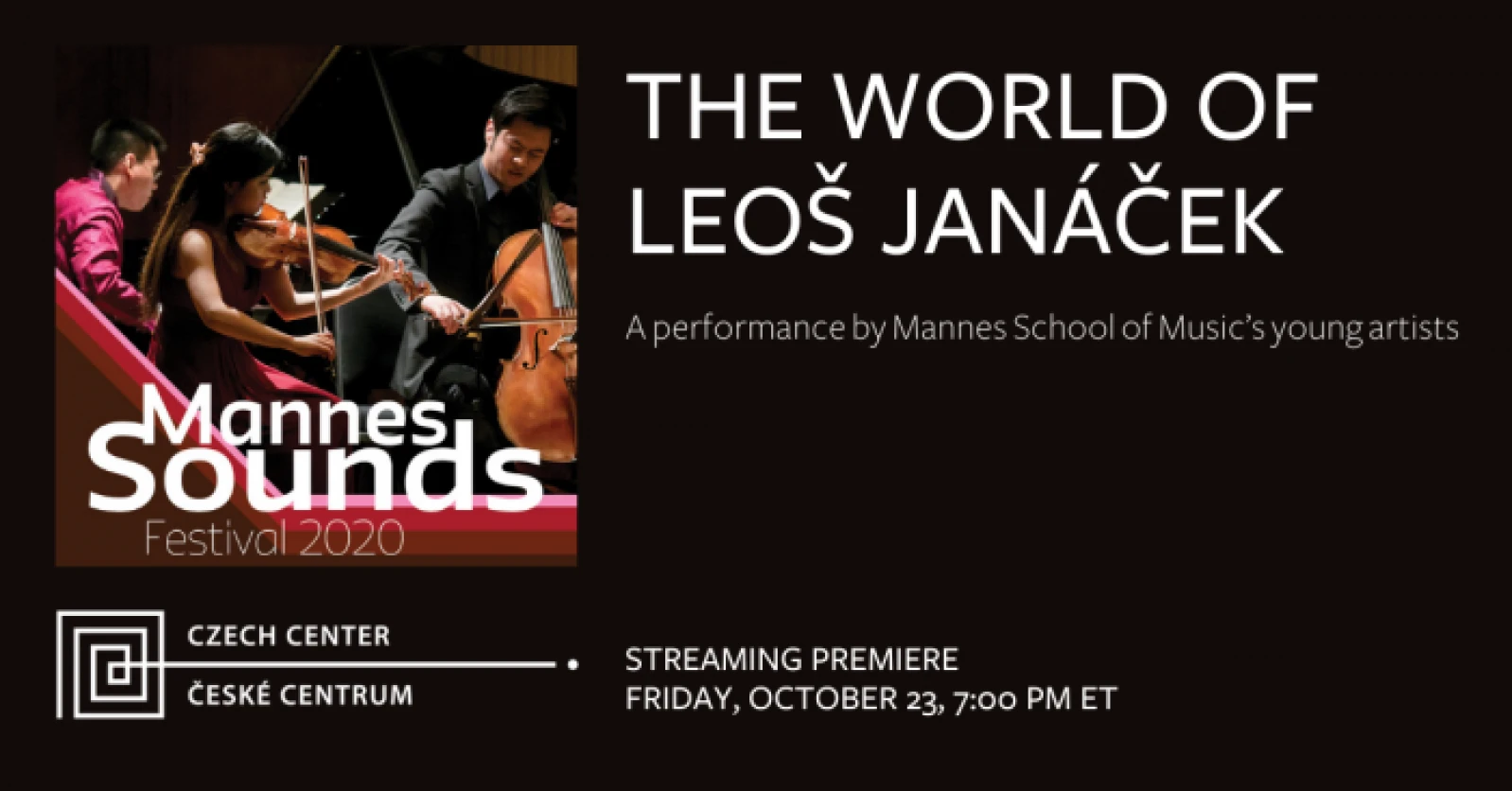 The World of Leoš Janáček: A performance by Mannes School of Music’s young artists