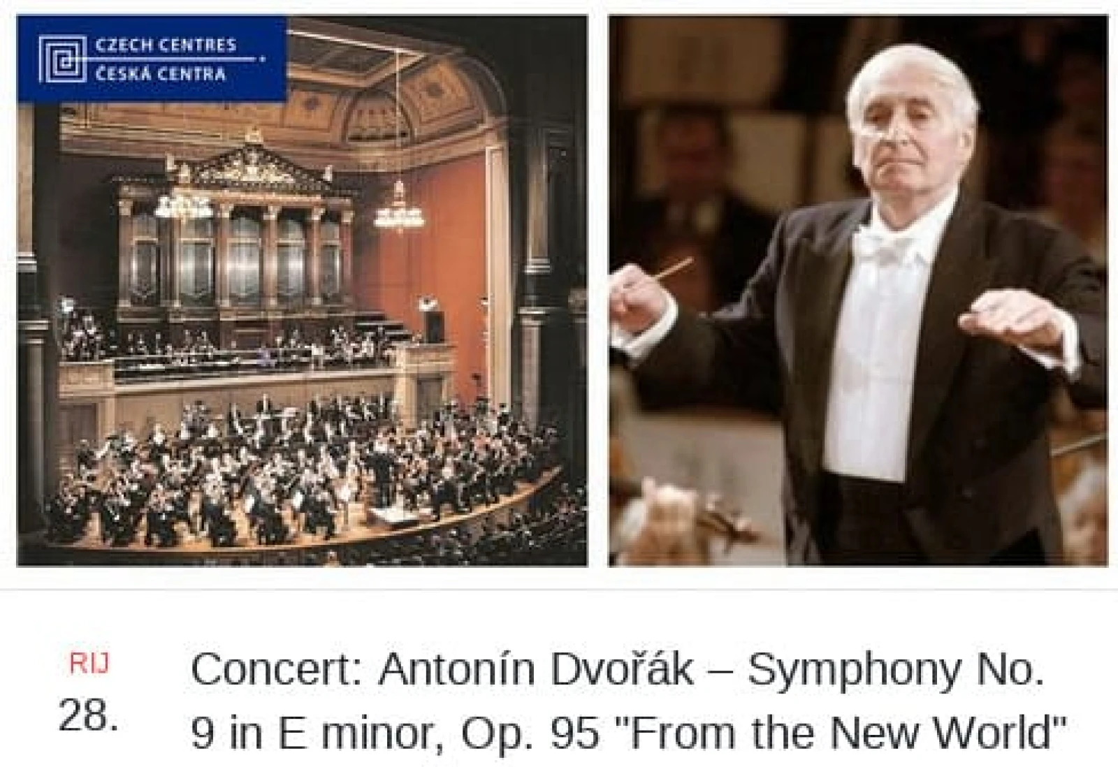 Vyznamenání bez ceremoniálu, Hrad v barvách trikolory, Česká centra zahrají Novosvětskou