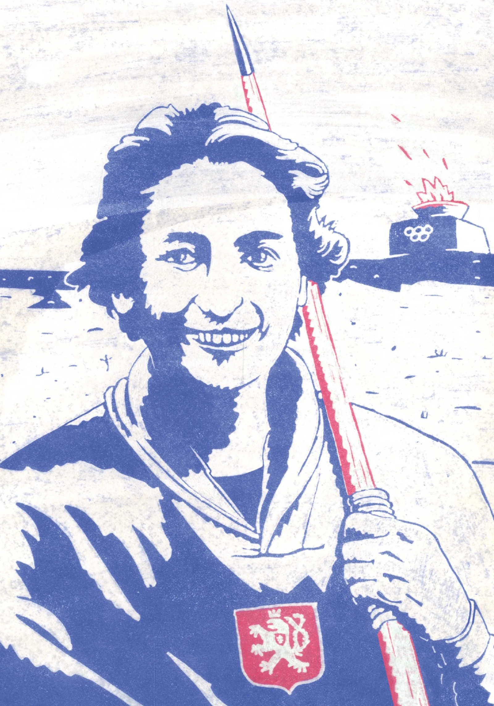 Dana Zátopková © Oldřich Holinka