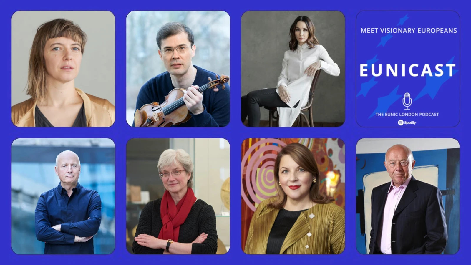 Podcastová série EUNIC Londýn — EUNICAST: Inspirativní hlasy Evropy