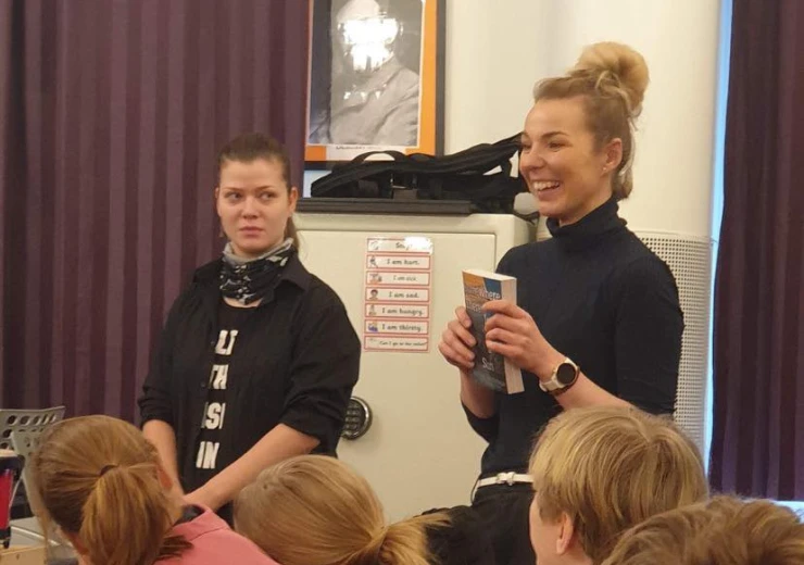 Fotografie z působení Zuzany Kabelkové v Českém centru Stockholm
