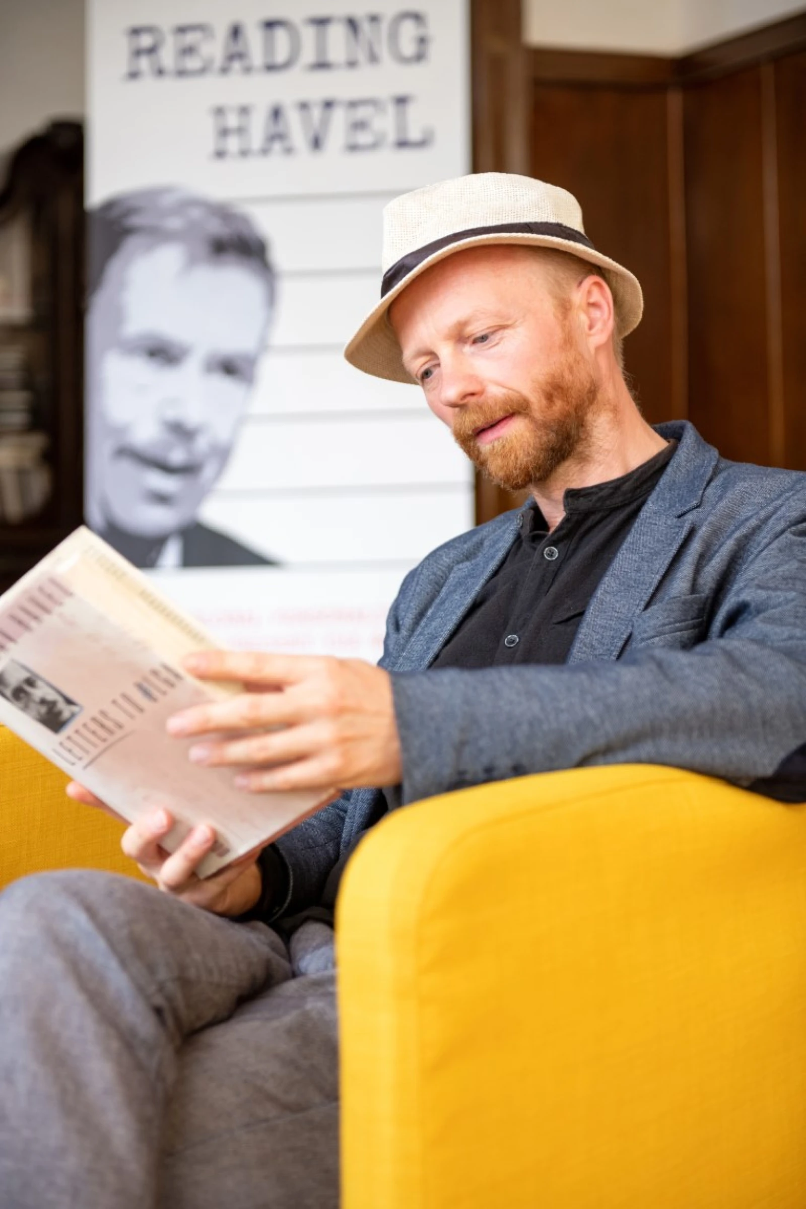 Reading Havel/Číst Havla: Patrik Hábl o Václavu Havlovi © Johana Kratochvílová/www.signatura.cz