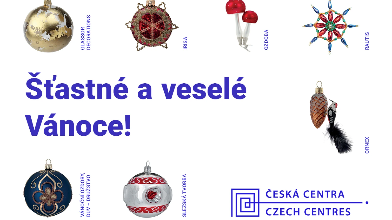 Veselé Vánoce přejí Česká centra