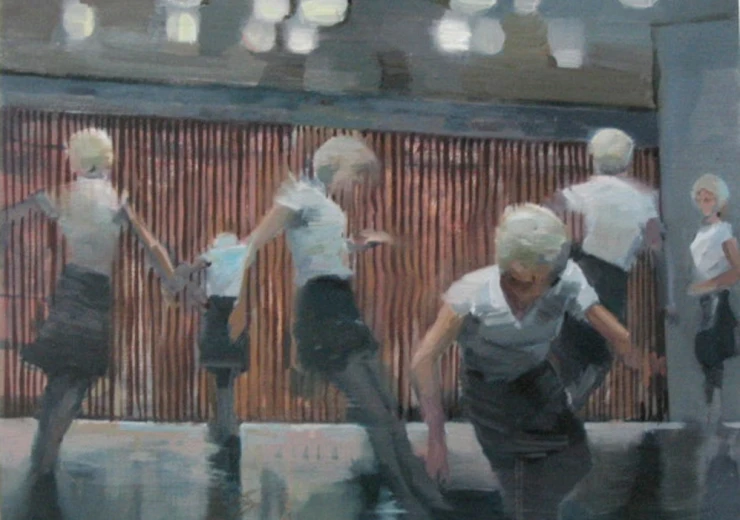 Daniel Pitín, Falling Dancers, Foto Jan Freiberg, private collection Vienna