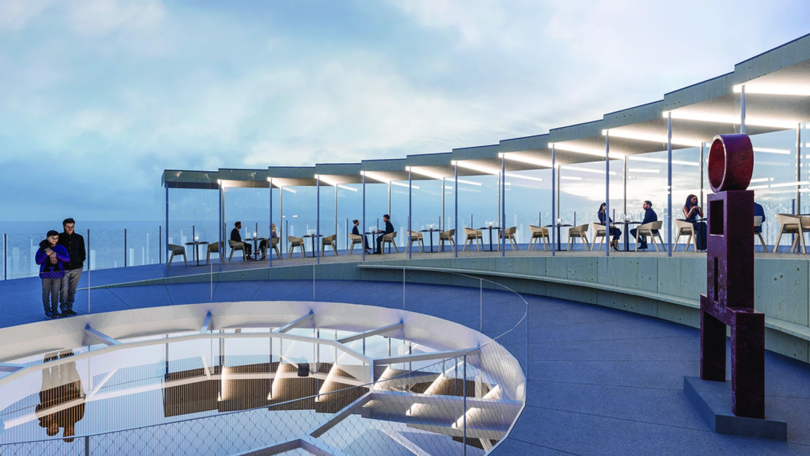 Vizualizace českého pavilonu (střecha) © Apropos Architects, EXPO Česko 2025