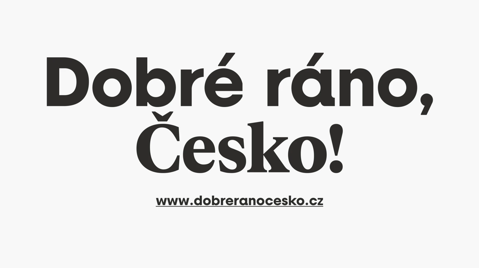 Dobré ráno, Česko. Unikátní iniciativa hledá náš společný příběh