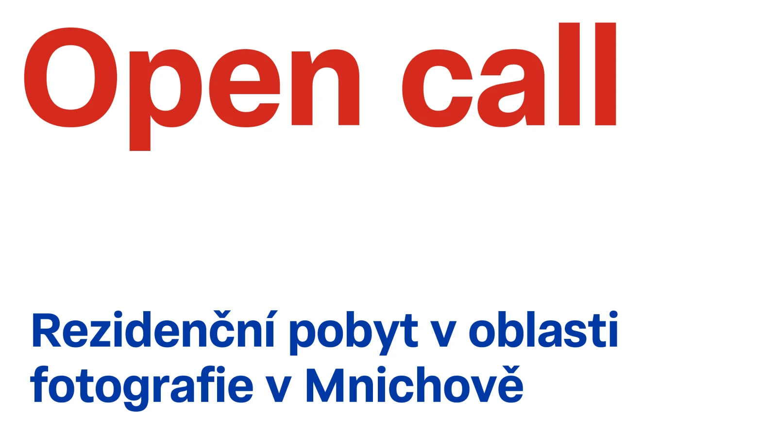 Rezidenční pobyt v oblasti fotografie v Mnichově