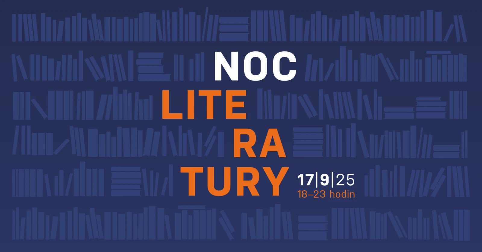 Kniha jako útočiště  – září bude patřit Noci literatury