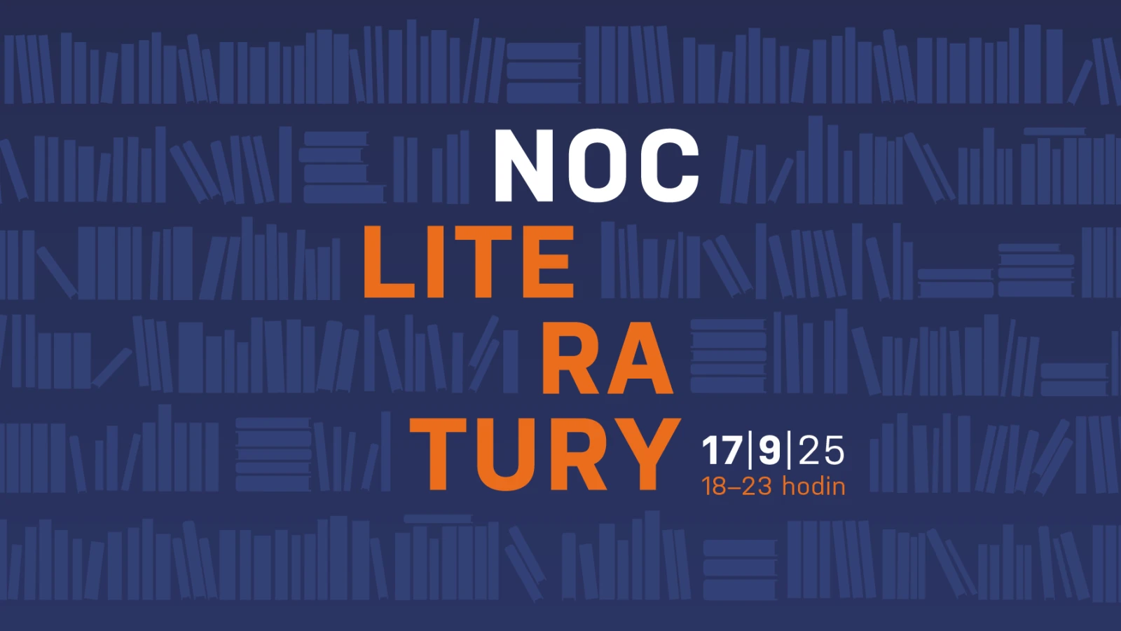 Kniha jako útočiště  – září bude patřit Noci literatury