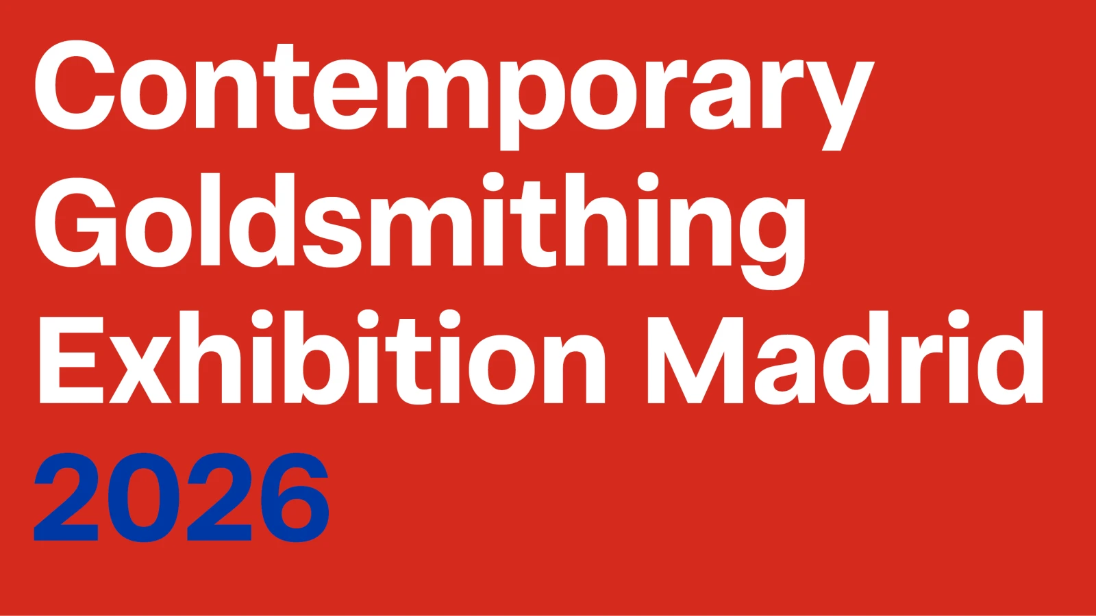 Contemporary Goldsmithing Exhibition 2025 / 10. ročník přehlídky současného zlatnictví a designu šperků
