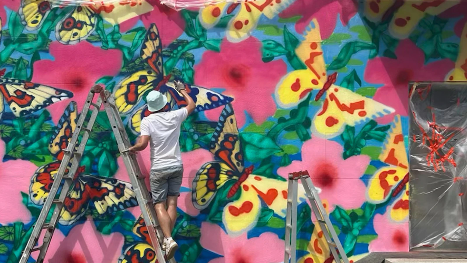 Ondřej Vyhnánek's Mural Project, Yeongwol © Heejung Kim