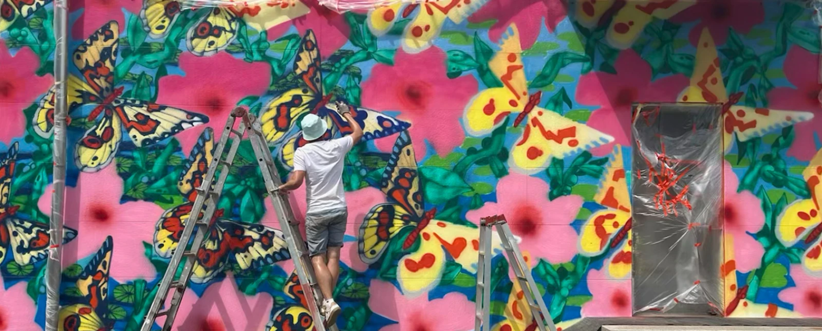 Ondřej Vyhnánek's Mural Project, Yeongwol © Heejung Kim