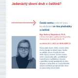 Predikativa - jedenáctý slovní druh v češtině?