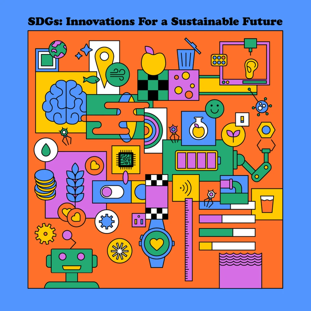 SDGs: Innovations for a Sustainable Future Exhibition at Kampus Hybernská
