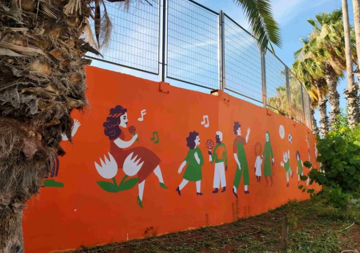 mural ČC Tel Aviv Ilona Polanski