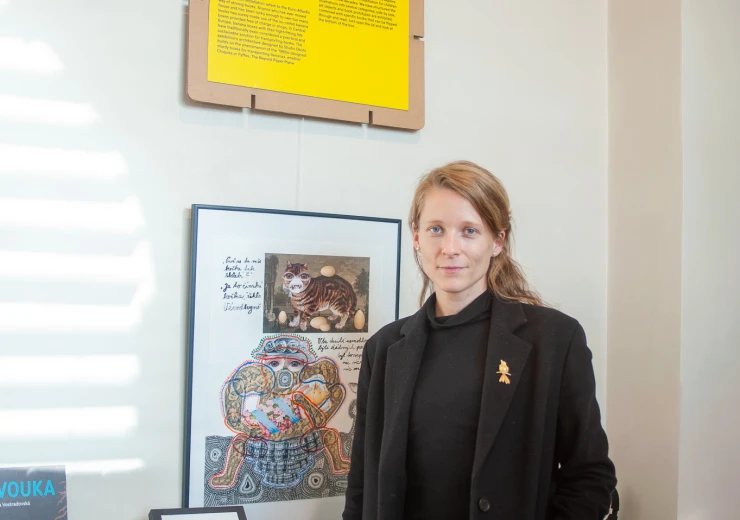 Kurátorka Emma Hanzlíková na Designbloku 2024 © Česká centra