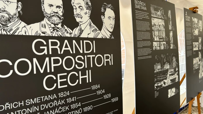 Krajané v Itálii si prohlédli výstavu o slavných českých skladatelích