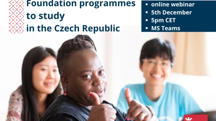 Webinář k nadačním programům pro studium v České republice
