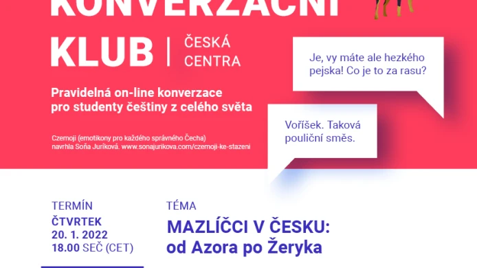 #19 ZOOM KONVERZAČNÍ KLUB na téma: MAZLÍČCI V ČESKU: od Azora po Žeryka