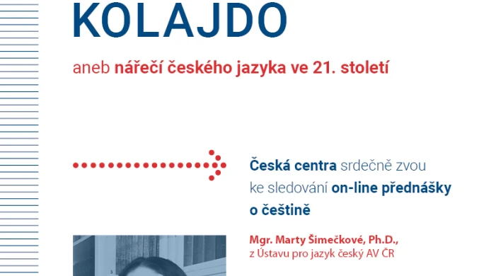 On-line přednáška o češtině na tému: Redokojo kolajdo aneb nářečí českého jazyka ve 21. století
