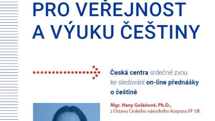 On-line přednáška o češtině na téma: Česká nářečí a nástroje pro veřejnost a výuku češtiny