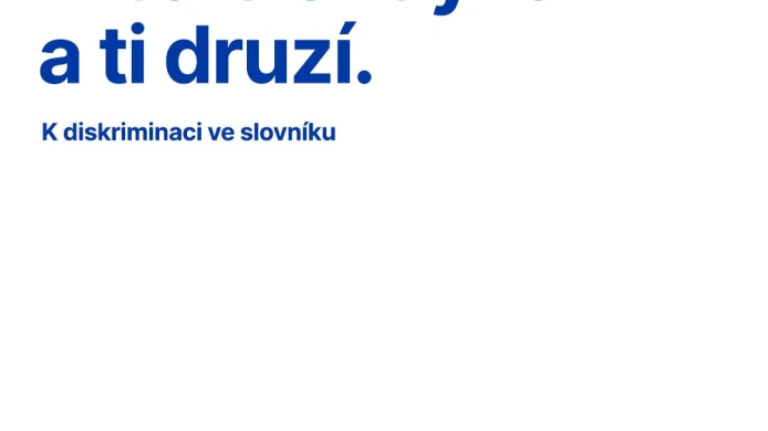 On-line přednáška o češtině na téma „Blbá blondýna a ti druzí. K diskriminaci ve slovníku “.