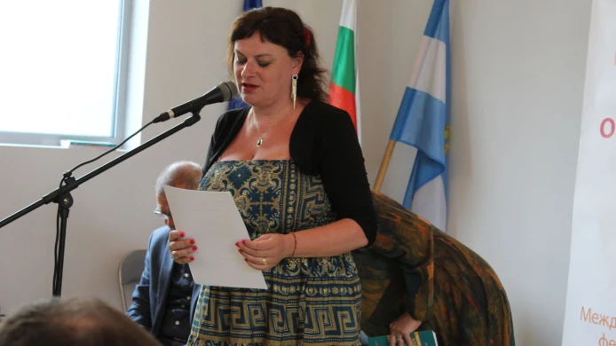 Simona Racková na Mezinárodním festivalu poezie 