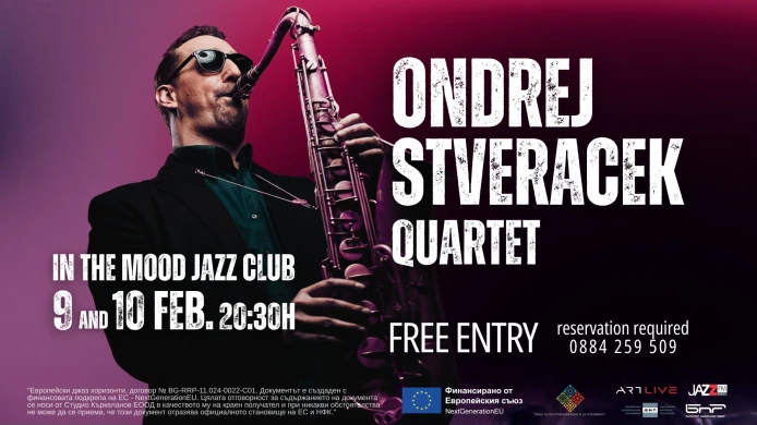 DOPORUČUJEME: Ondřej Štveráček Quartet v Sofii