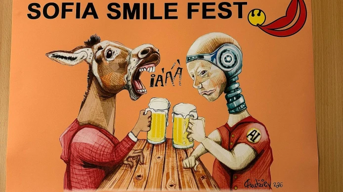 Zahájení výstavy Česká karikatura v galerii Českého centra v Sofii