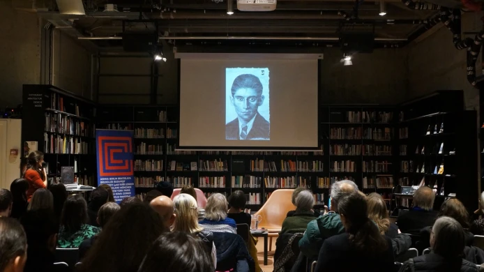 Fotoreport: Jaromír Švejdík a Sara Mannheimer: Kontextualizace Franze Kafky pro 21.století