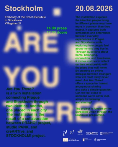 Vernissage: ARE YOU THERE?
