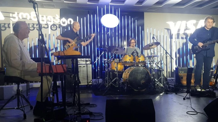 Koncert Martina Kratochvíla a Jazz Q na Tbilisi Jazz Festivalu.