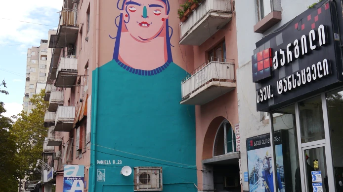 První český mural v Tbilisi