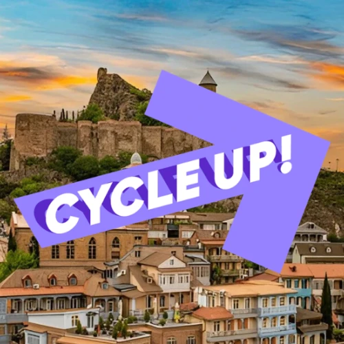 CYCLE UP! tvůrčí dílna s The Caucasus Cycling Network a cyklostarostkou Tbilisi