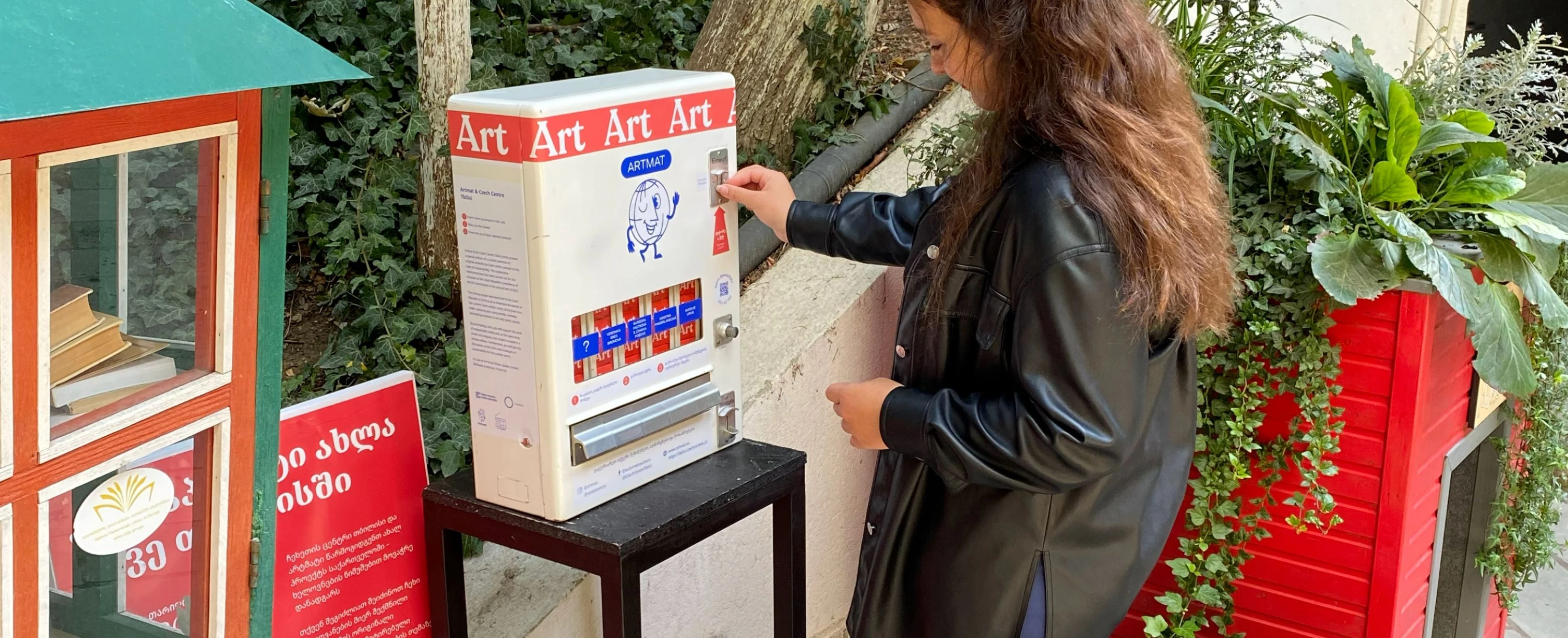 Projekt Artmat v parku Mziuri © ČC Tbilisi