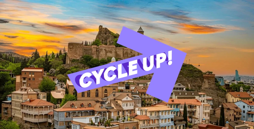 CYCLE UP! tvůrčí dílna s The Caucasus Cycling Network a cyklostarostkou Tbilisi