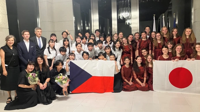 Koncert Dětského pěveckého sboru Českého rozhlasu na Velvyslanectví ČR