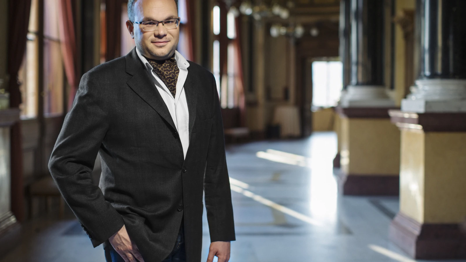 Výkonný ředitel České filharmonie, klavírista David Mareček