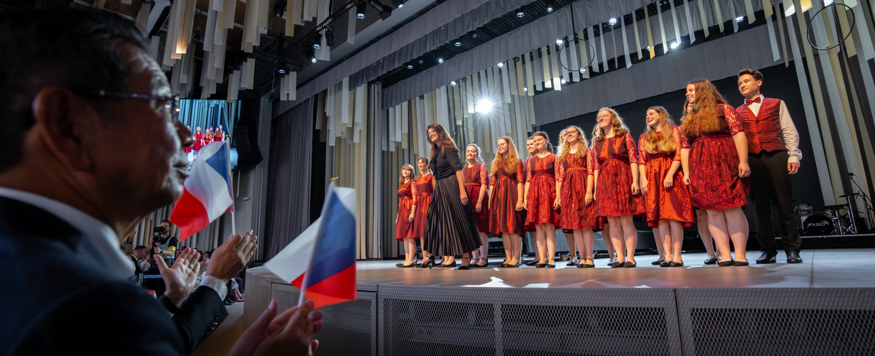 Český národní den na EXPO v Ósace ©Kancelář prezidenta republiky a výhradu autorského práva foto: Tomáš Fongus