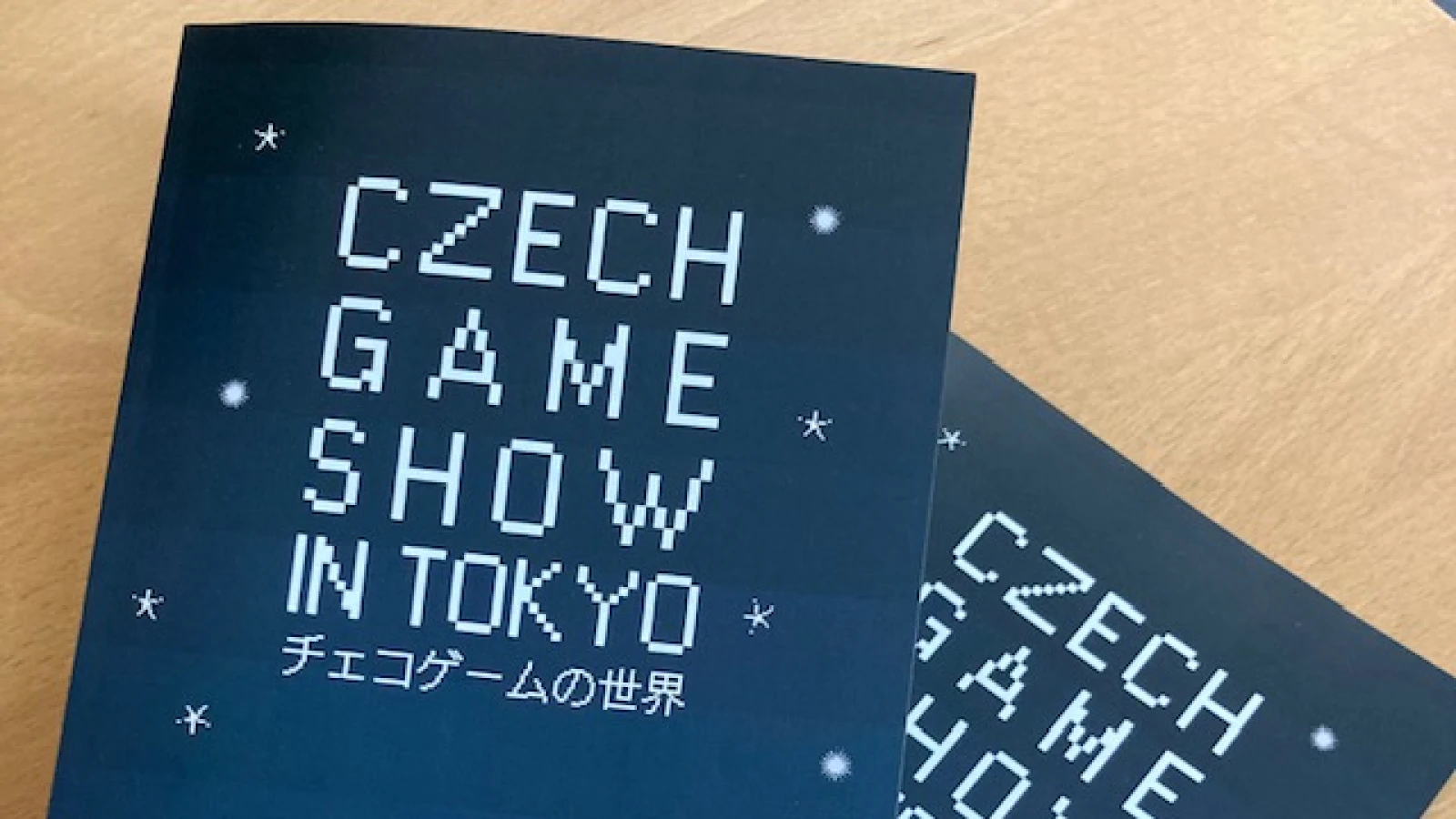 Brožura z výstavy počítačových her Czech Game Show in Tokyo