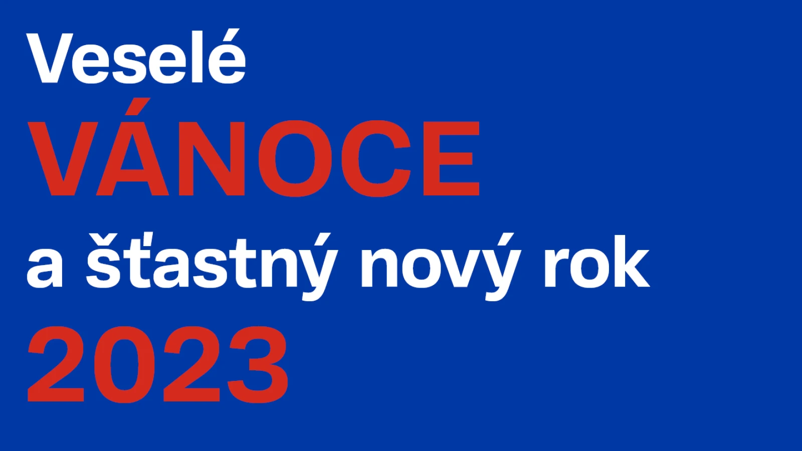 Provozní doba během vánočních a novoročních svátků