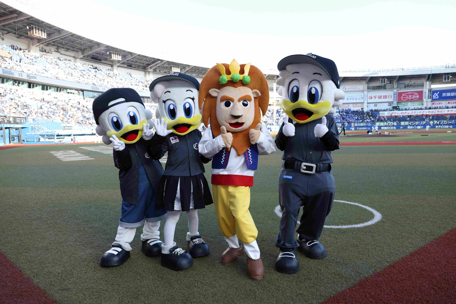 Průběh Czech Baseball Day na stadionu ZOZO Marine v Čibě