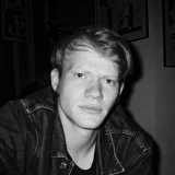 Černobílá fotografie režiséra animovaných filmů Jana B. Piskače.