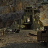 Scéna z loutkového filmu Velký pán režiséra Radka Berana se základnou doktora Zetka