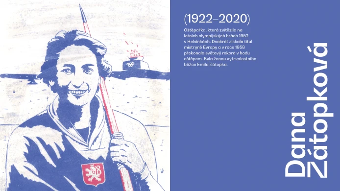 ČESKÉ HRDINKY | Dana Zátopková (* 1922-2020)