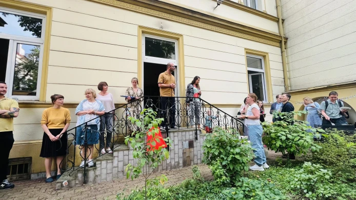 Zahradní slavnost - zakončení semestrů výuky češtiny v CC Varšava