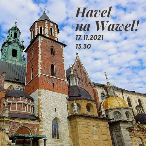 Sázení stromu Václava Havla v Krakově