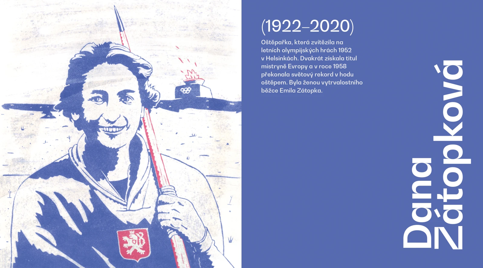 ČESKÉ HRDINKY | Dana Zátopková (* 1922-2020)