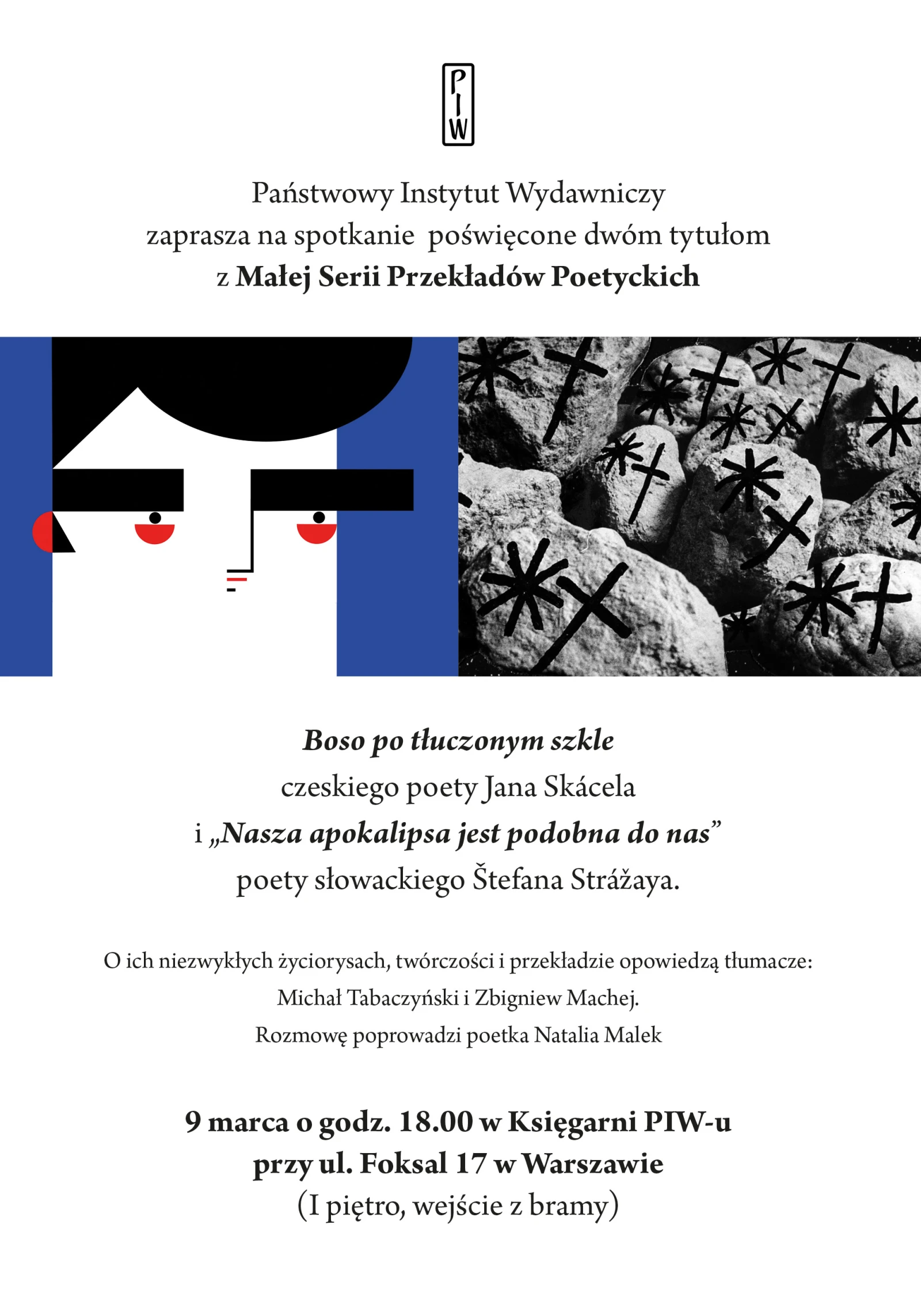 Malá básnická překladová série: Jan Skácel a Štefan Stážay