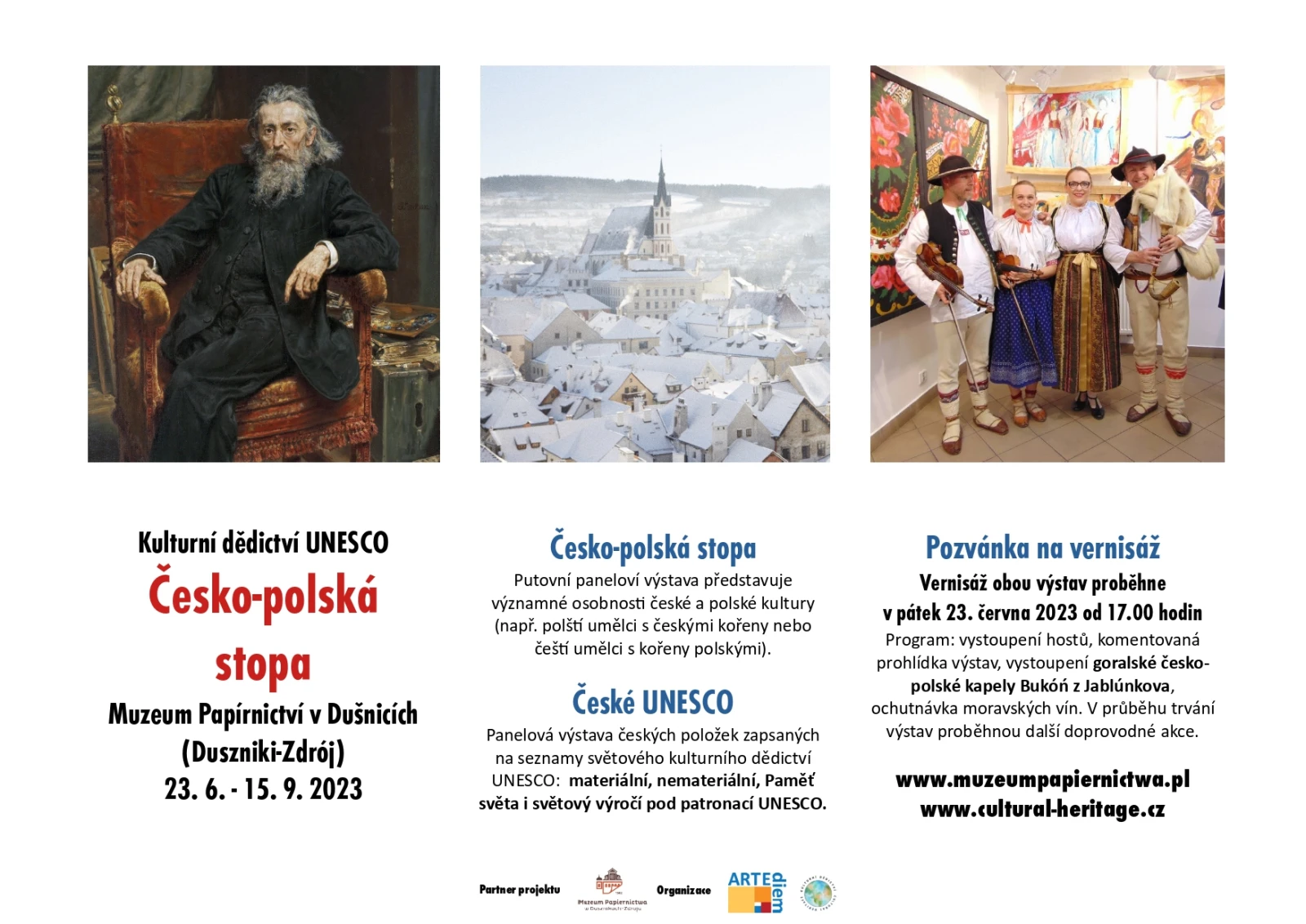 Výstavy Kulturní dědictví UNESCO a Česko-polská stopa
